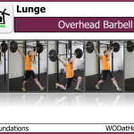 Overhead Barbell Lunge